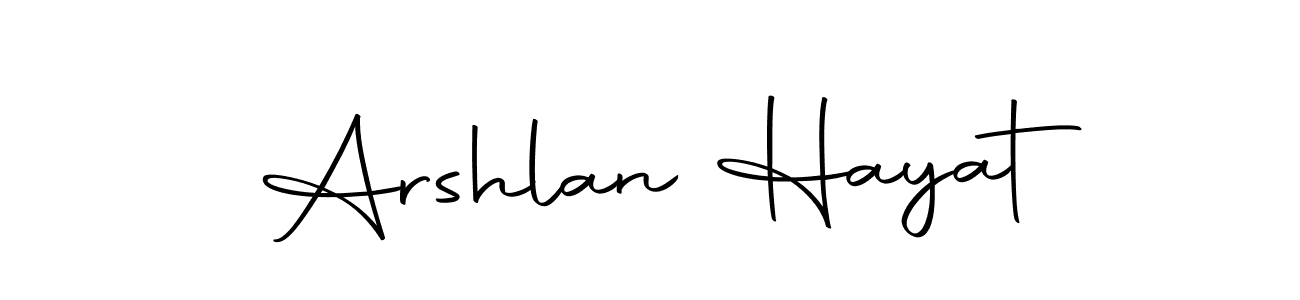 Make a short Arshlan Hayat signature style. Manage your documents anywhere anytime using Autography-DOLnW. Create and add eSignatures, submit forms, share and send files easily. Arshlan Hayat signature style 10 images and pictures png