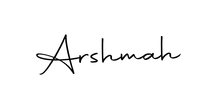 Make a beautiful signature design for name Arshmah. Use this online signature maker to create a handwritten signature for free. Arshmah signature style 10 images and pictures png