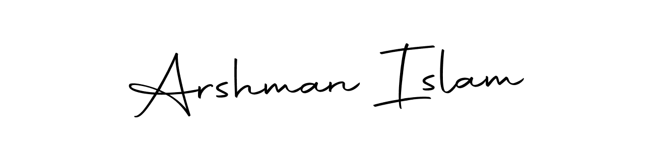 Once you've used our free online signature maker to create your best signature Autography-DOLnW style, it's time to enjoy all of the benefits that Arshman Islam name signing documents. Arshman Islam signature style 10 images and pictures png