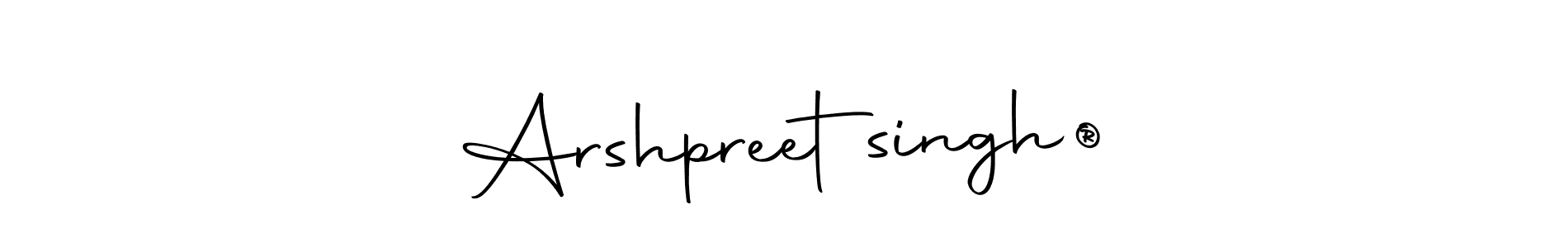 Once you've used our free online signature maker to create your best signature Autography-DOLnW style, it's time to enjoy all of the benefits that Arshpreet✓singh® name signing documents. Arshpreet✓singh® signature style 10 images and pictures png