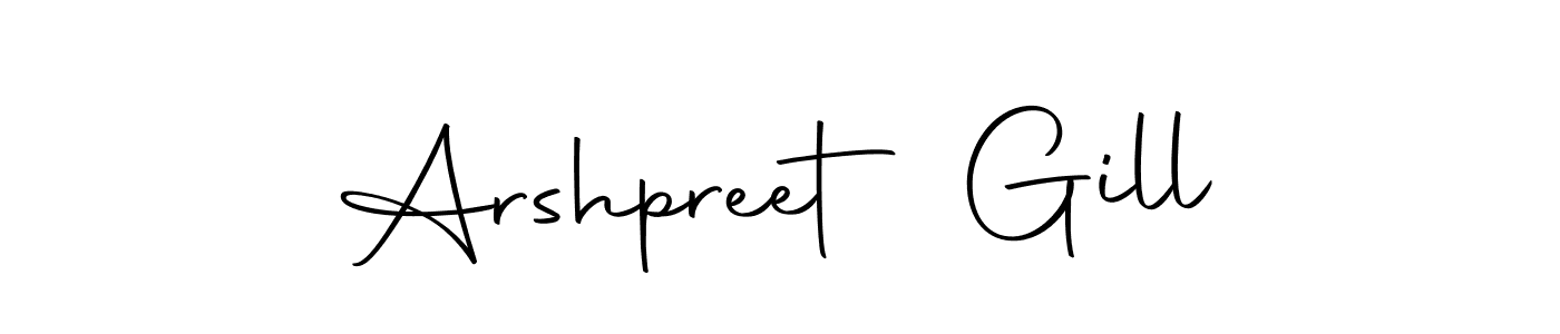 You can use this online signature creator to create a handwritten signature for the name Arshpreet Gill. This is the best online autograph maker. Arshpreet Gill signature style 10 images and pictures png