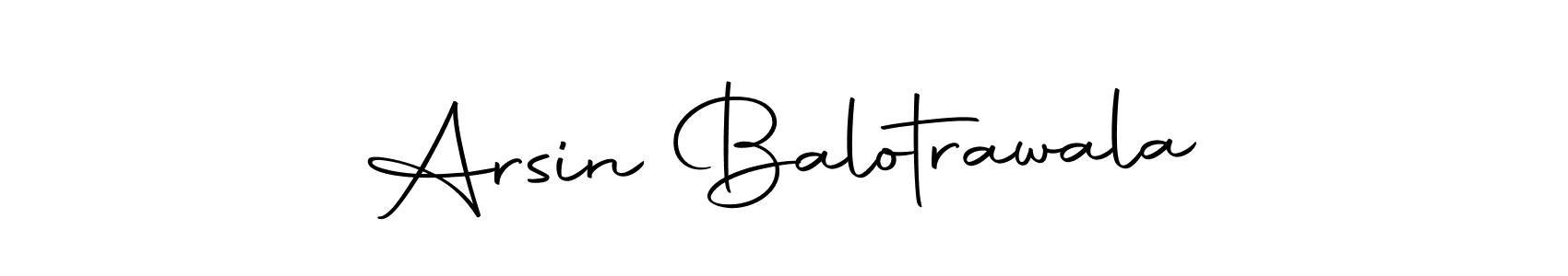 Here are the top 10 professional signature styles for the name Arsin Balotrawala. These are the best autograph styles you can use for your name. Arsin Balotrawala signature style 10 images and pictures png