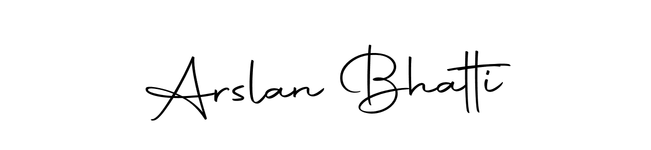 Make a beautiful signature design for name Arslan Bhatti. With this signature (Autography-DOLnW) style, you can create a handwritten signature for free. Arslan Bhatti signature style 10 images and pictures png