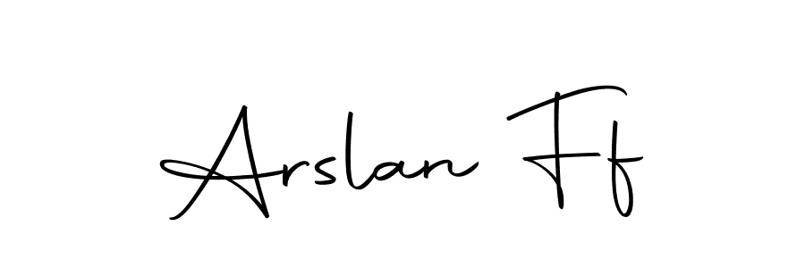 The best way (Autography-DOLnW) to make a short signature is to pick only two or three words in your name. The name Arslan Ff include a total of six letters. For converting this name. Arslan Ff signature style 10 images and pictures png