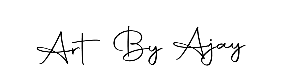 Design your own signature with our free online signature maker. With this signature software, you can create a handwritten (Autography-DOLnW) signature for name Art By Ajay. Art By Ajay signature style 10 images and pictures png