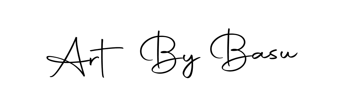 How to make Art By Basu name signature. Use Autography-DOLnW style for creating short signs online. This is the latest handwritten sign. Art By Basu signature style 10 images and pictures png