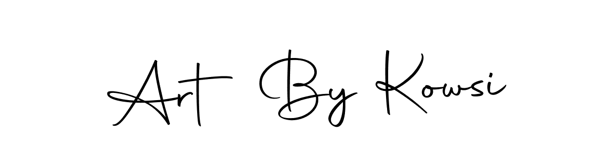 You should practise on your own different ways (Autography-DOLnW) to write your name (Art By Kowsi) in signature. don't let someone else do it for you. Art By Kowsi signature style 10 images and pictures png