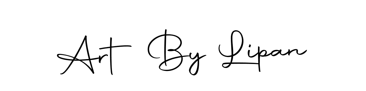 Use a signature maker to create a handwritten signature online. With this signature software, you can design (Autography-DOLnW) your own signature for name Art By Lipan. Art By Lipan signature style 10 images and pictures png