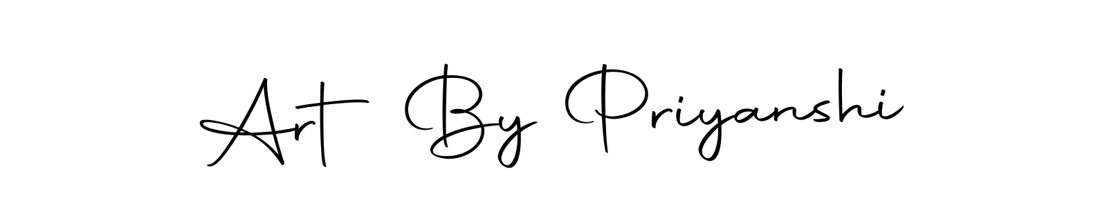 Art By Priyanshi stylish signature style. Best Handwritten Sign (Autography-DOLnW) for my name. Handwritten Signature Collection Ideas for my name Art By Priyanshi. Art By Priyanshi signature style 10 images and pictures png
