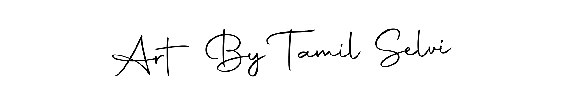 Use a signature maker to create a handwritten signature online. With this signature software, you can design (Autography-DOLnW) your own signature for name Art By Tamil Selvi. Art By Tamil Selvi signature style 10 images and pictures png