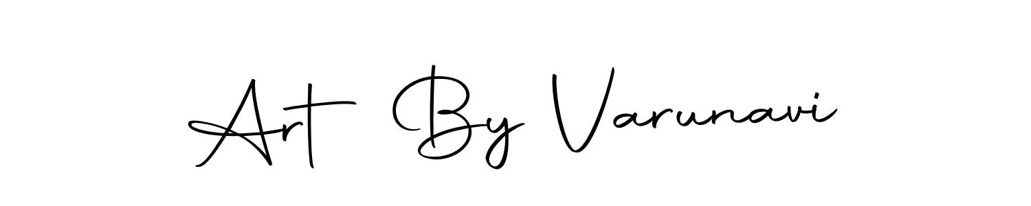 This is the best signature style for the Art By Varunavi name. Also you like these signature font (Autography-DOLnW). Mix name signature. Art By Varunavi signature style 10 images and pictures png