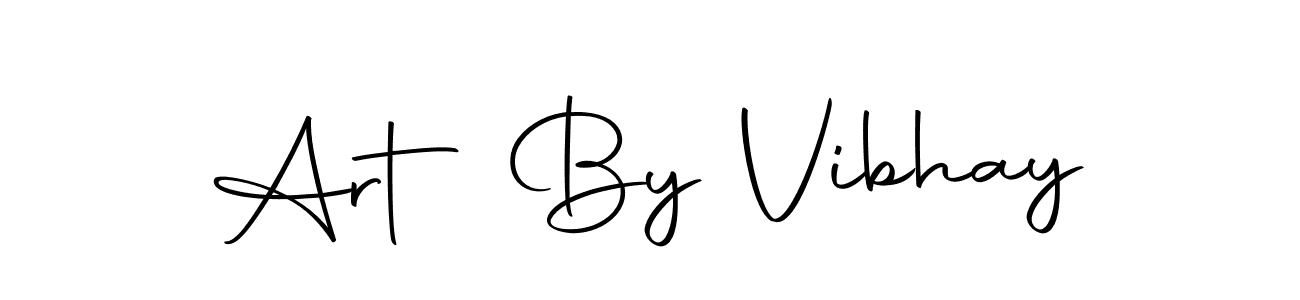 Create a beautiful signature design for name Art By Vibhay. With this signature (Autography-DOLnW) fonts, you can make a handwritten signature for free. Art By Vibhay signature style 10 images and pictures png