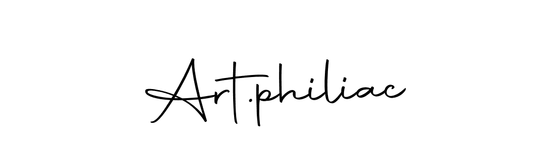 How to make Art.philiac name signature. Use Autography-DOLnW style for creating short signs online. This is the latest handwritten sign. Art.philiac signature style 10 images and pictures png