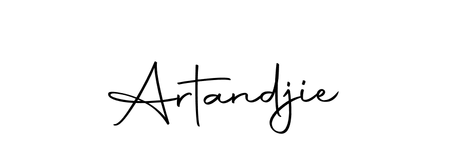 How to make Artandjie name signature. Use Autography-DOLnW style for creating short signs online. This is the latest handwritten sign. Artandjie signature style 10 images and pictures png