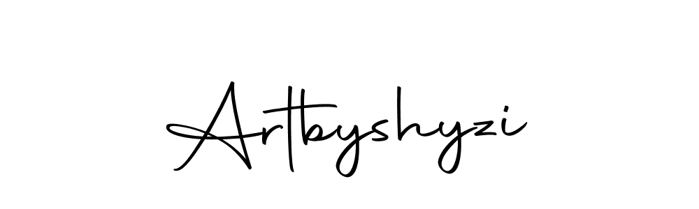 You can use this online signature creator to create a handwritten signature for the name Artbyshyzi. This is the best online autograph maker. Artbyshyzi signature style 10 images and pictures png
