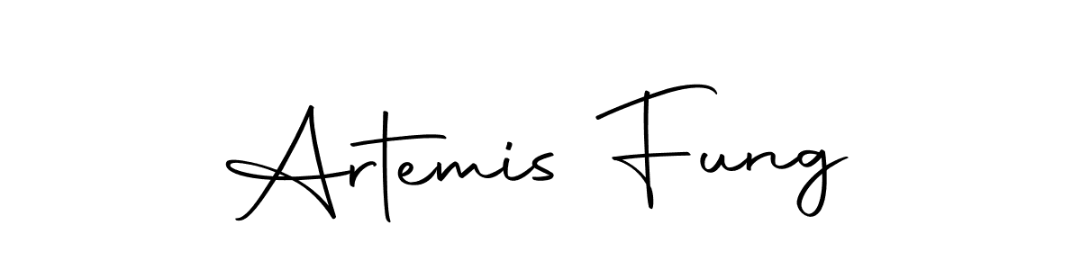 How to make Artemis Fung name signature. Use Autography-DOLnW style for creating short signs online. This is the latest handwritten sign. Artemis Fung signature style 10 images and pictures png