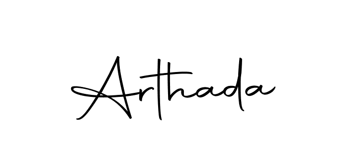 You should practise on your own different ways (Autography-DOLnW) to write your name (Arthada) in signature. don't let someone else do it for you. Arthada signature style 10 images and pictures png