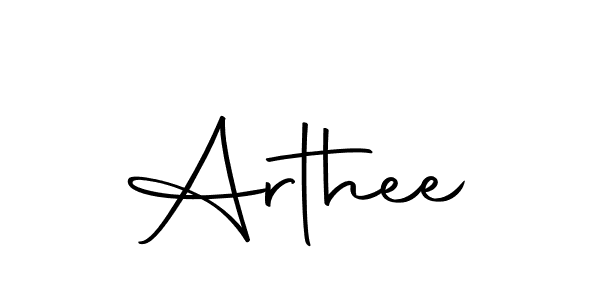 You should practise on your own different ways (Autography-DOLnW) to write your name (Arthee) in signature. don't let someone else do it for you. Arthee signature style 10 images and pictures png