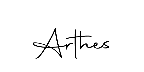 Use a signature maker to create a handwritten signature online. With this signature software, you can design (Autography-DOLnW) your own signature for name Arthes. Arthes signature style 10 images and pictures png