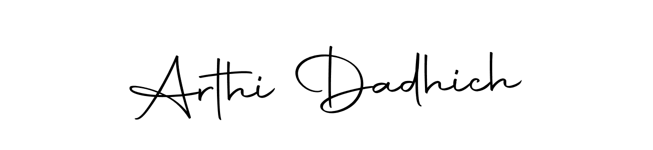 Also You can easily find your signature by using the search form. We will create Arthi Dadhich name handwritten signature images for you free of cost using Autography-DOLnW sign style. Arthi Dadhich signature style 10 images and pictures png