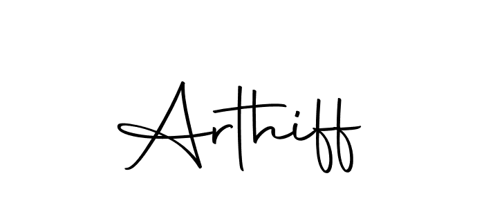 Make a beautiful signature design for name Arthiff. Use this online signature maker to create a handwritten signature for free. Arthiff signature style 10 images and pictures png