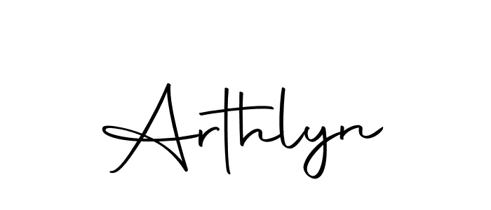 if you are searching for the best signature style for your name Arthlyn. so please give up your signature search. here we have designed multiple signature styles  using Autography-DOLnW. Arthlyn signature style 10 images and pictures png