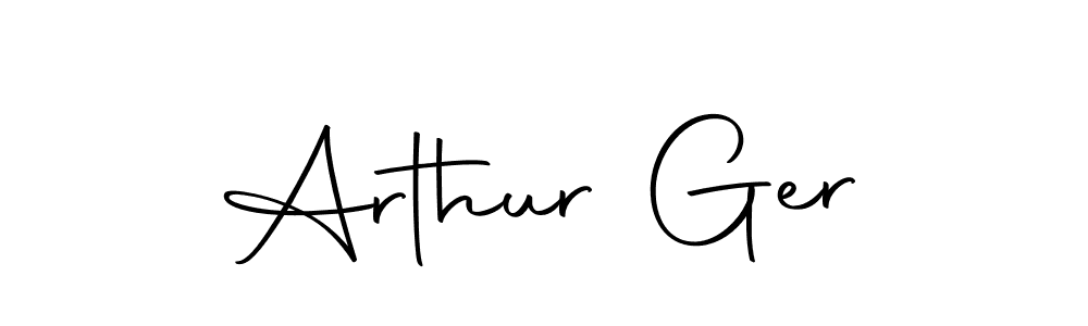 if you are searching for the best signature style for your name Arthur Ger. so please give up your signature search. here we have designed multiple signature styles  using Autography-DOLnW. Arthur Ger signature style 10 images and pictures png