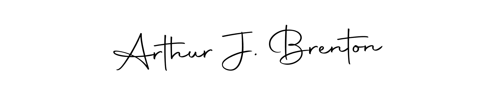 You should practise on your own different ways (Autography-DOLnW) to write your name (Arthur J. Brenton) in signature. don't let someone else do it for you. Arthur J. Brenton signature style 10 images and pictures png