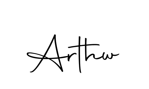 It looks lik you need a new signature style for name Arthw. Design unique handwritten (Autography-DOLnW) signature with our free signature maker in just a few clicks. Arthw signature style 10 images and pictures png