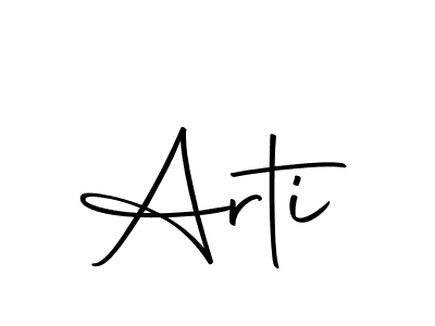 Make a beautiful signature design for name Arti. With this signature (Autography-DOLnW) style, you can create a handwritten signature for free. Arti signature style 10 images and pictures png