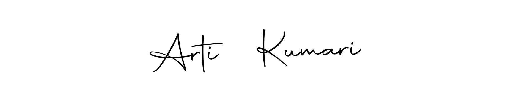 Use a signature maker to create a handwritten signature online. With this signature software, you can design (Autography-DOLnW) your own signature for name Arti❤️ Kumari. Arti❤️ Kumari signature style 10 images and pictures png