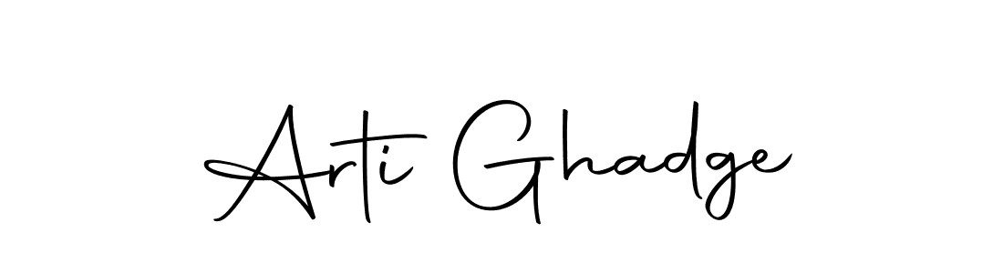 Use a signature maker to create a handwritten signature online. With this signature software, you can design (Autography-DOLnW) your own signature for name Arti Ghadge. Arti Ghadge signature style 10 images and pictures png