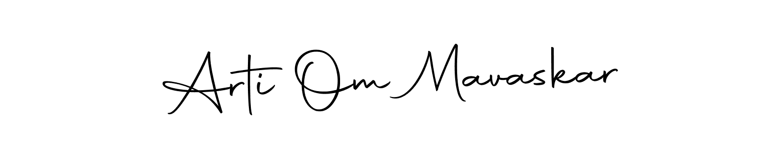 Arti Om Mavaskar stylish signature style. Best Handwritten Sign (Autography-DOLnW) for my name. Handwritten Signature Collection Ideas for my name Arti Om Mavaskar. Arti Om Mavaskar signature style 10 images and pictures png