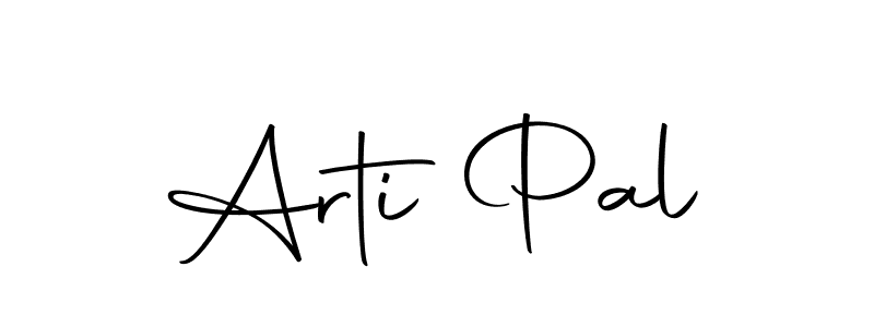 You can use this online signature creator to create a handwritten signature for the name Arti Pal. This is the best online autograph maker. Arti Pal signature style 10 images and pictures png