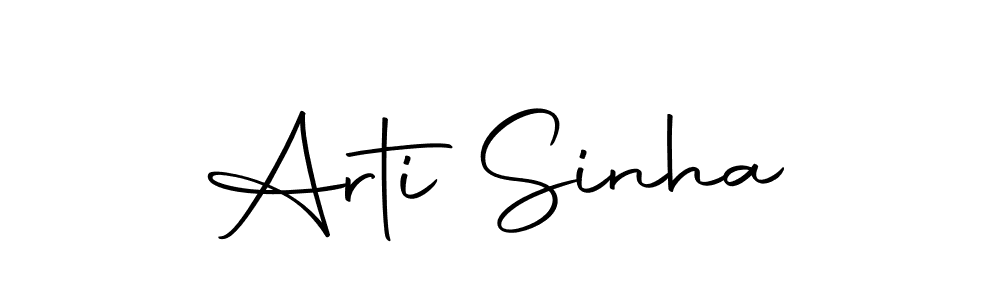 You should practise on your own different ways (Autography-DOLnW) to write your name (Arti Sinha) in signature. don't let someone else do it for you. Arti Sinha signature style 10 images and pictures png