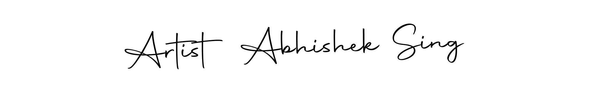 Artist Abhishek Sing stylish signature style. Best Handwritten Sign (Autography-DOLnW) for my name. Handwritten Signature Collection Ideas for my name Artist Abhishek Sing. Artist Abhishek Sing signature style 10 images and pictures png