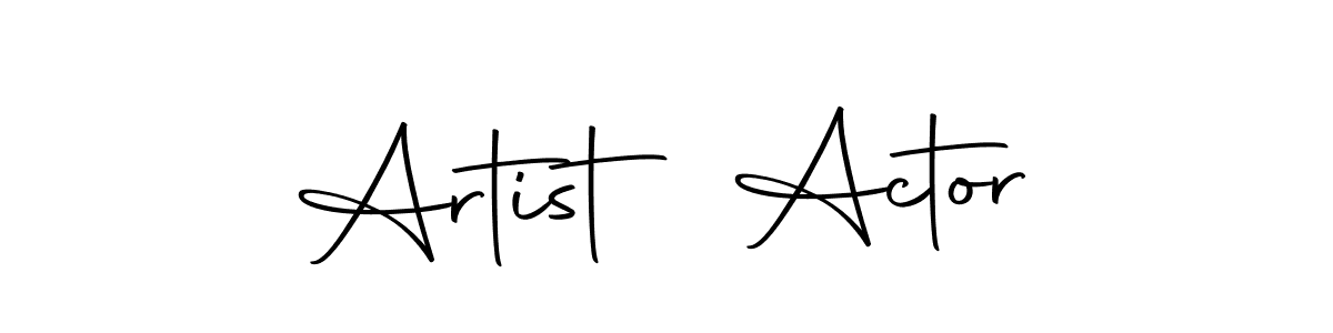 Make a beautiful signature design for name Artist Actor. With this signature (Autography-DOLnW) style, you can create a handwritten signature for free. Artist Actor signature style 10 images and pictures png