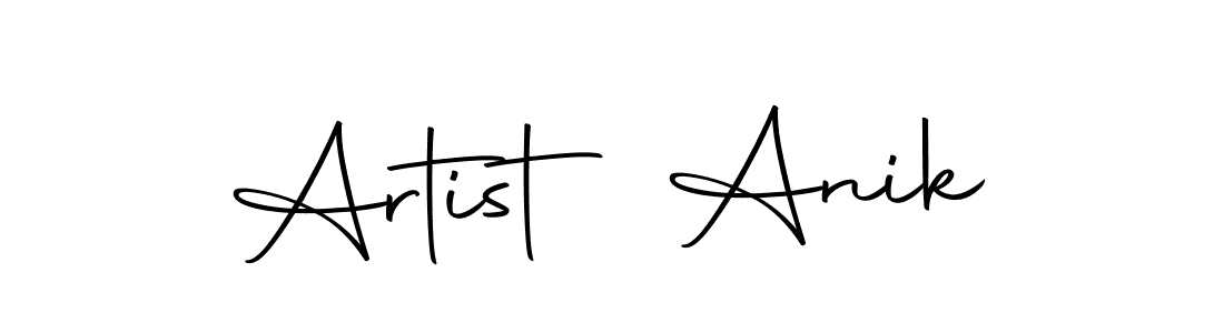 Make a beautiful signature design for name Artist Anik. With this signature (Autography-DOLnW) style, you can create a handwritten signature for free. Artist Anik signature style 10 images and pictures png