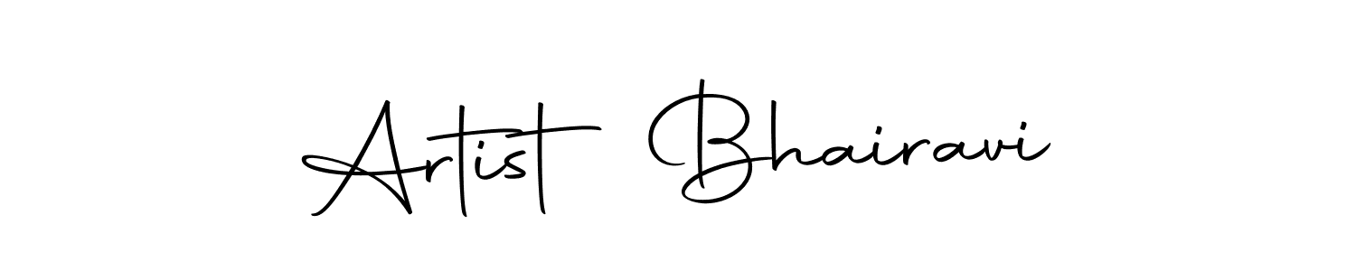 Artist Bhairavi stylish signature style. Best Handwritten Sign (Autography-DOLnW) for my name. Handwritten Signature Collection Ideas for my name Artist Bhairavi. Artist Bhairavi signature style 10 images and pictures png