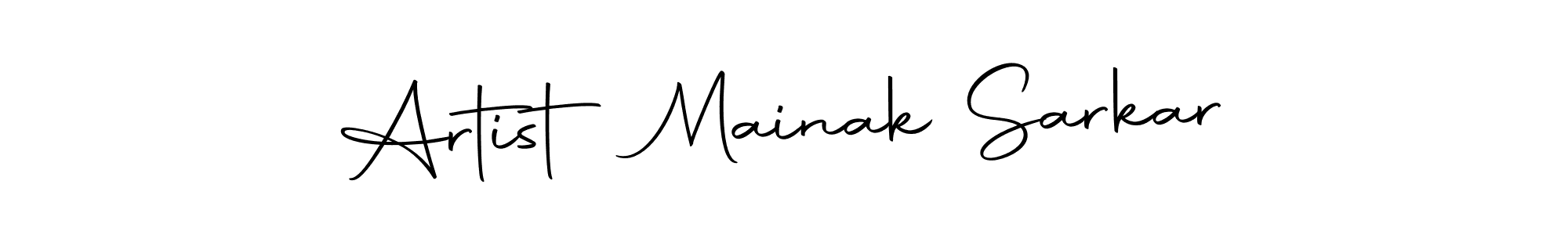 Use a signature maker to create a handwritten signature online. With this signature software, you can design (Autography-DOLnW) your own signature for name Artist Mainak Sarkar. Artist Mainak Sarkar signature style 10 images and pictures png