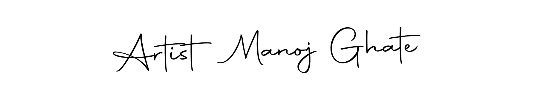 How to make Artist Manoj Ghate signature? Autography-DOLnW is a professional autograph style. Create handwritten signature for Artist Manoj Ghate name. Artist Manoj Ghate signature style 10 images and pictures png