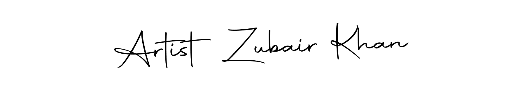 Make a beautiful signature design for name Artist Zubair Khan. Use this online signature maker to create a handwritten signature for free. Artist Zubair Khan signature style 10 images and pictures png