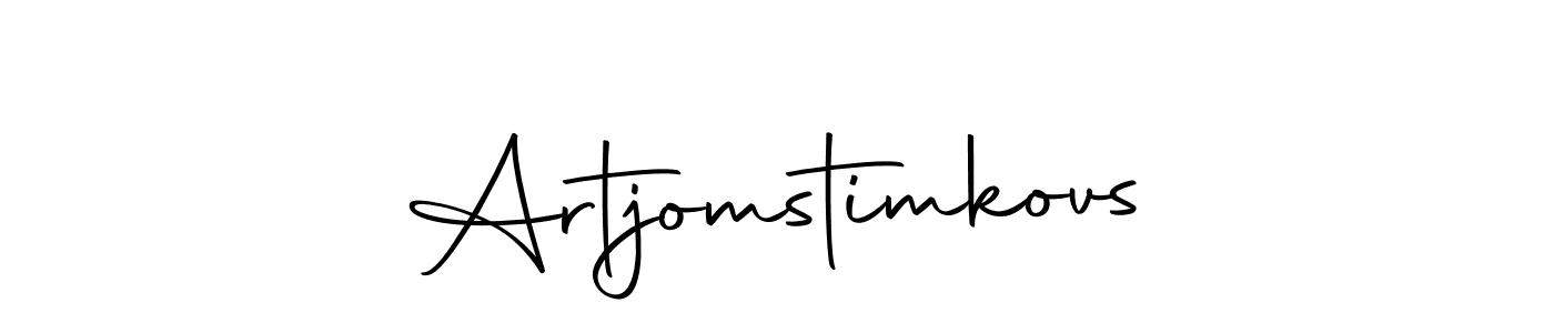 Design your own signature with our free online signature maker. With this signature software, you can create a handwritten (Autography-DOLnW) signature for name Artjomstimkovs. Artjomstimkovs signature style 10 images and pictures png