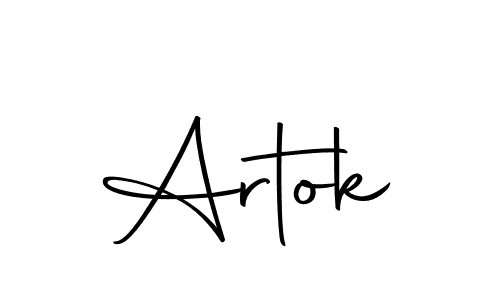 Use a signature maker to create a handwritten signature online. With this signature software, you can design (Autography-DOLnW) your own signature for name Artok. Artok signature style 10 images and pictures png