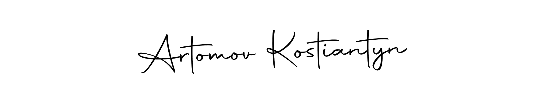 Make a beautiful signature design for name Artomov Kostiantyn. Use this online signature maker to create a handwritten signature for free. Artomov Kostiantyn signature style 10 images and pictures png