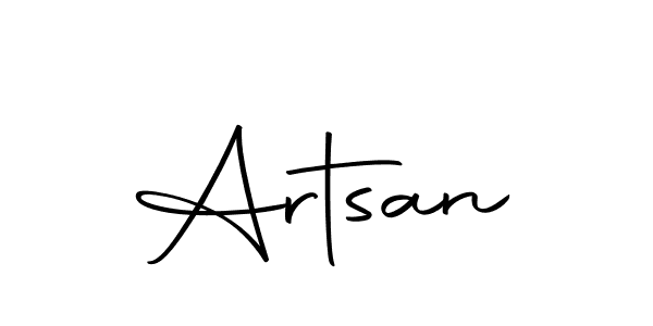 Make a beautiful signature design for name Artsan. With this signature (Autography-DOLnW) style, you can create a handwritten signature for free. Artsan signature style 10 images and pictures png