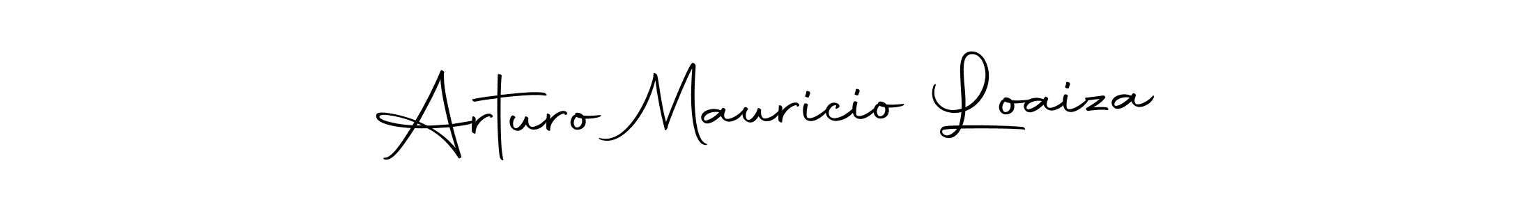 You should practise on your own different ways (Autography-DOLnW) to write your name (Arturo Mauricio Loaiza) in signature. don't let someone else do it for you. Arturo Mauricio Loaiza signature style 10 images and pictures png