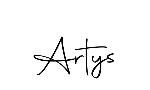 How to make Artys name signature. Use Autography-DOLnW style for creating short signs online. This is the latest handwritten sign. Artys signature style 10 images and pictures png