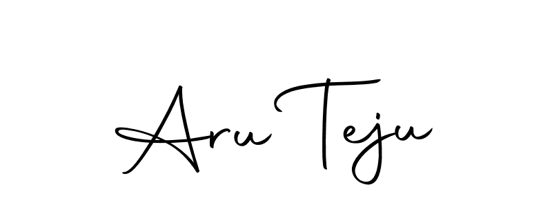 Design your own signature with our free online signature maker. With this signature software, you can create a handwritten (Autography-DOLnW) signature for name Aru Teju. Aru Teju signature style 10 images and pictures png