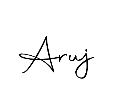 Similarly Autography-DOLnW is the best handwritten signature design. Signature creator online .You can use it as an online autograph creator for name Aruj. Aruj signature style 10 images and pictures png
